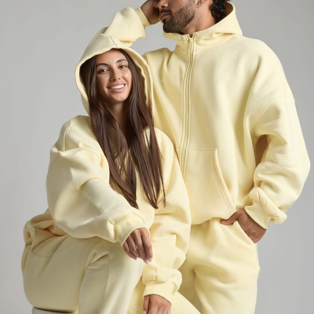 Comfrt Zip Hoodie And Pants Set